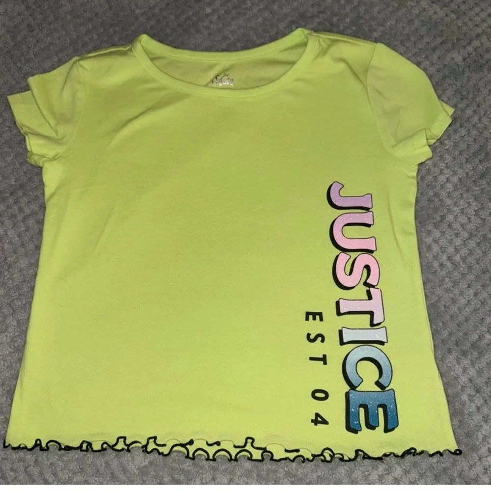 Justice girls graphic
